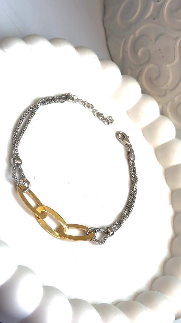 Bracciale Fope soggetto catene oro