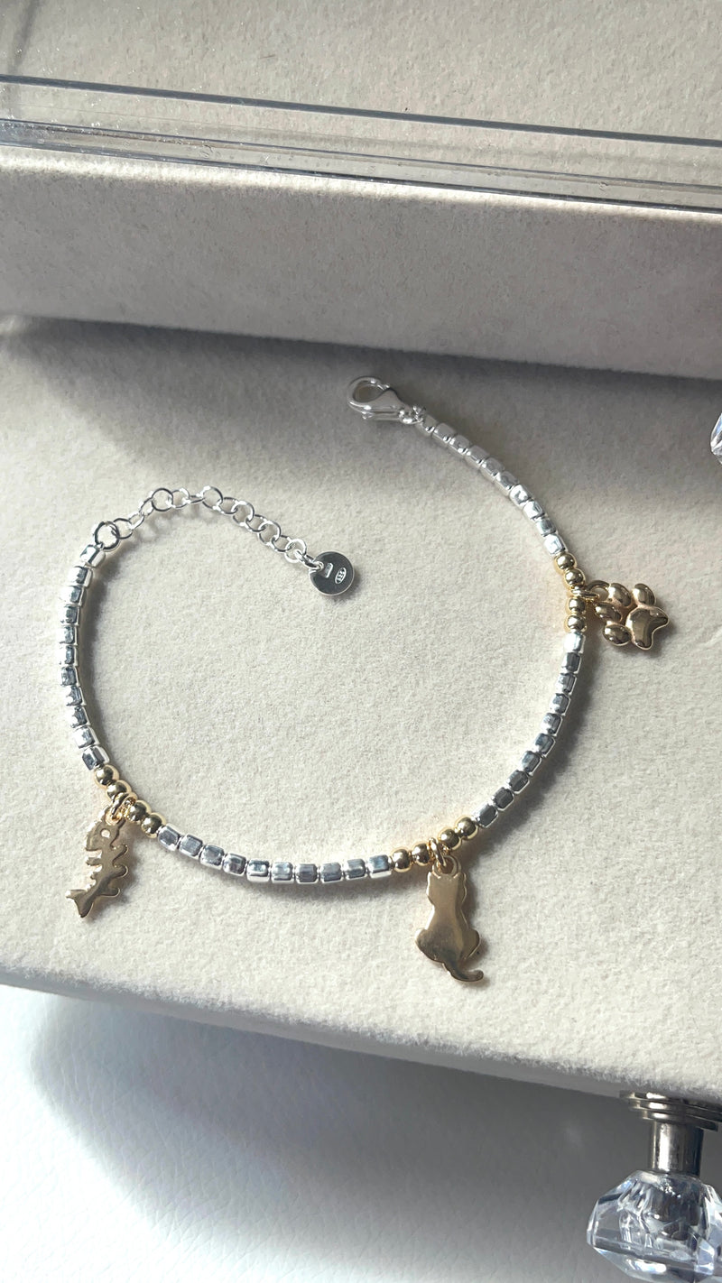 Bracciale charms Gatto 🐱