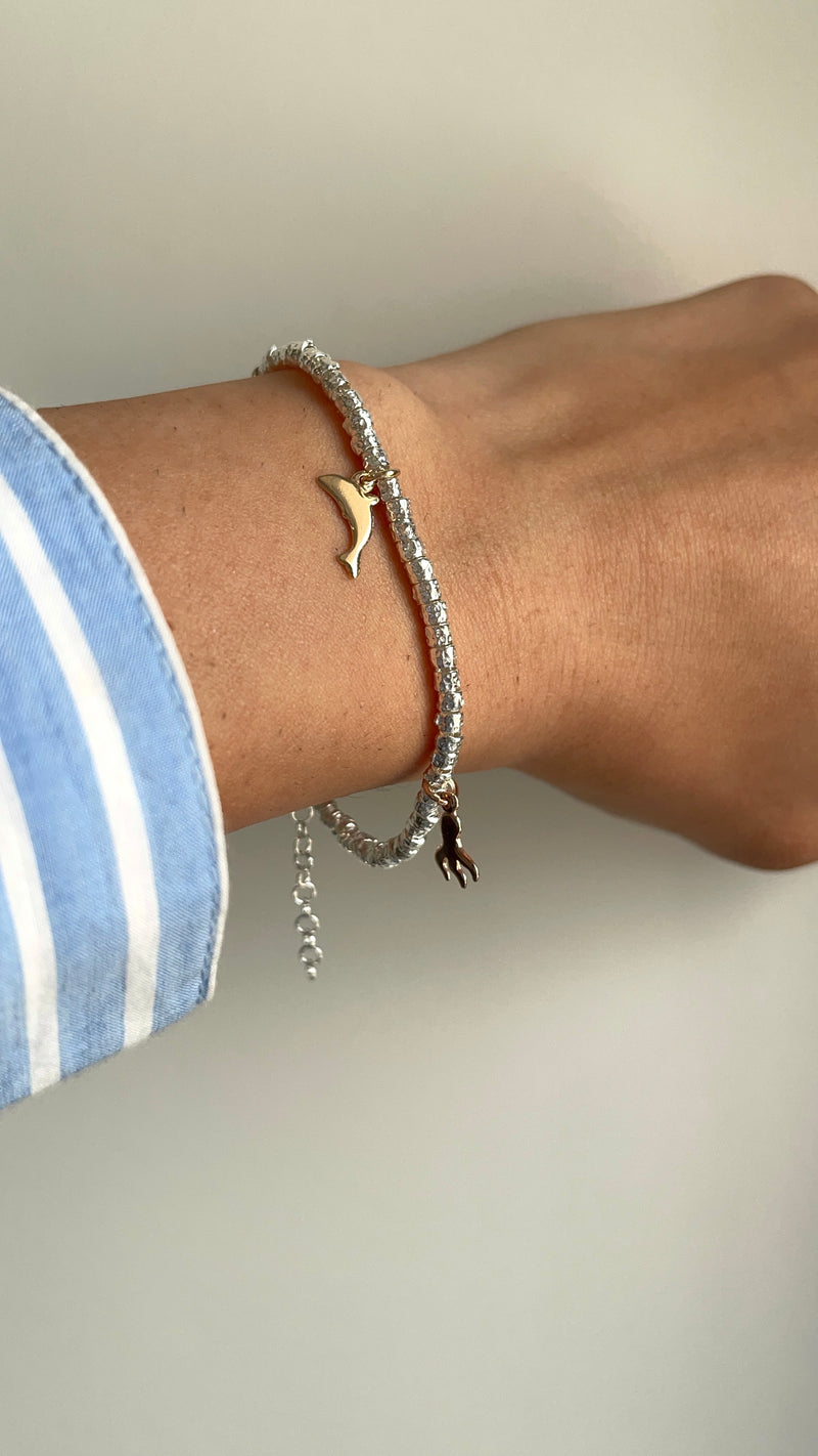 Bracciale pepite charms fish of the sea