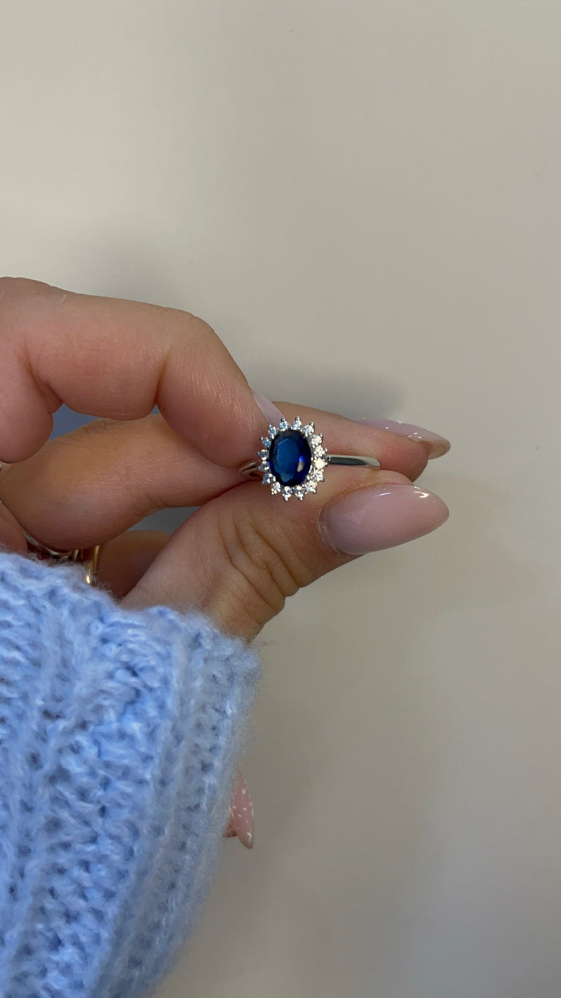 Anello kate blu